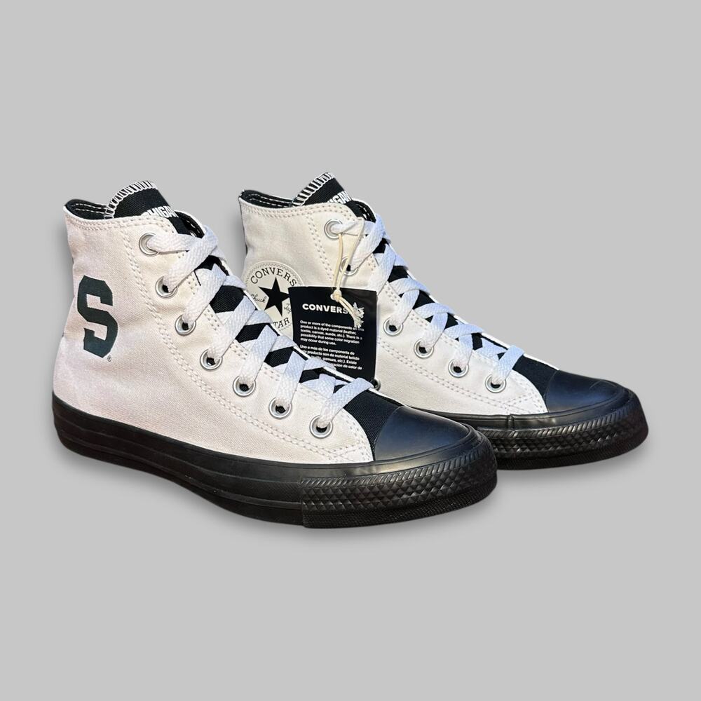 Converse Chuck Taylor All Star Michigan State High Top Sneakers - Men’s Size 4.5